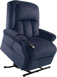 Ocean Blue Power Lift Chair - Lunar
