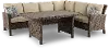 Arcadia Wicker 3 Piece Patio Dining Set