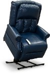 Royal Blue Power Lift Chair - Lunar
