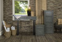 Moss Green 48 Inch Power Lift Desk - Highland-3