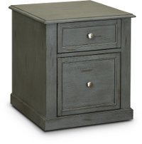 Moss Green Rolling File Cabinet - Highland