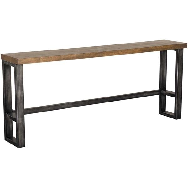 Chandler Brown Rustic Console Table-1