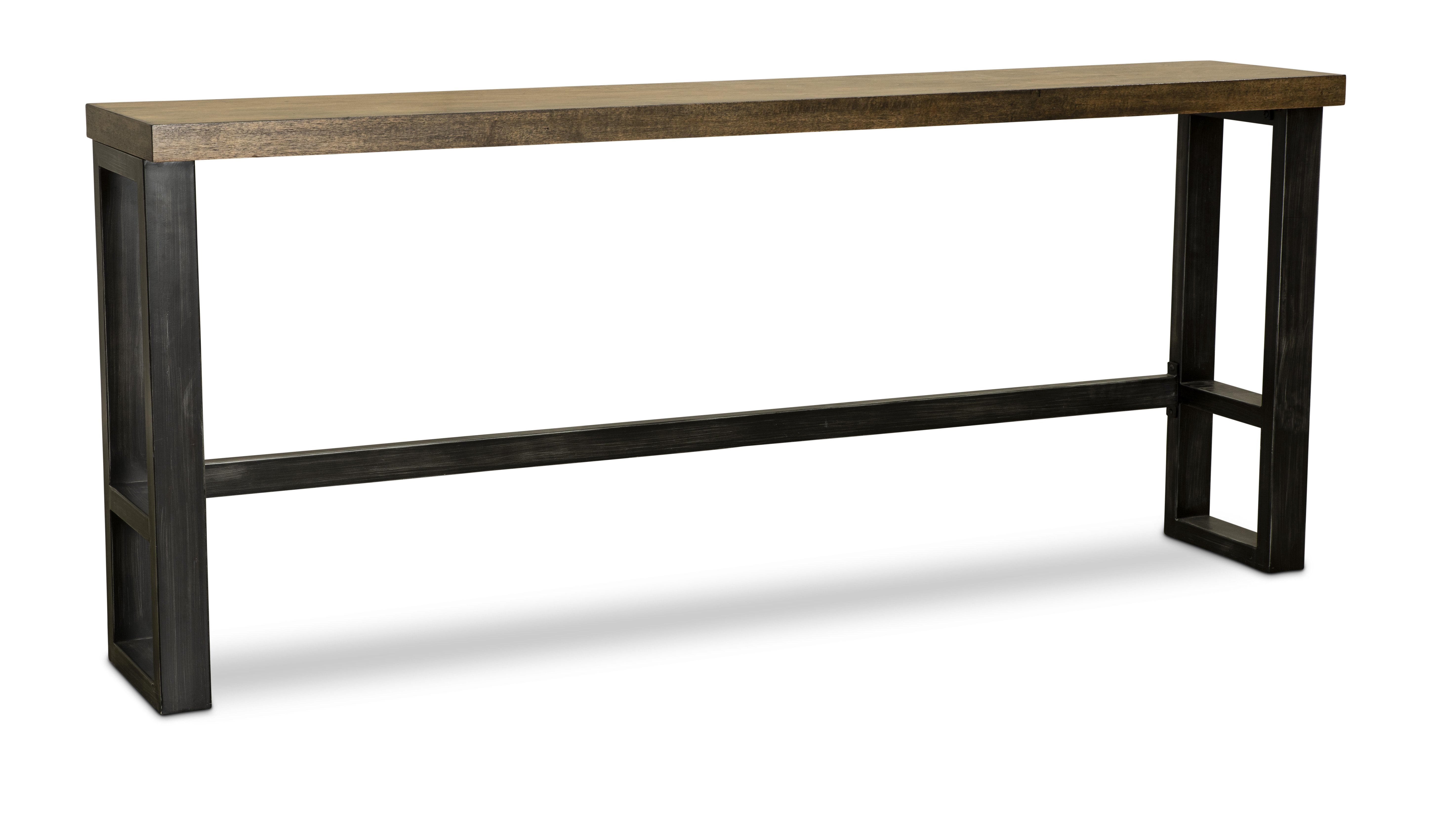 Chandler Brown Rustic Console Table-2