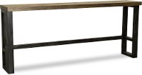 Chandler Brown Rustic Sofa Table-2