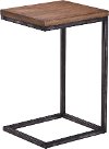 Brown Industrial Rustic Side Table - Chandler
