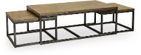 Chandler Industrial Brown Table, Set of 3-1