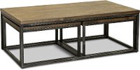 Chandler Industrial Brown Table, Set of 3-3