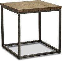 Chandler Brown Industrial Rustic End Table-1