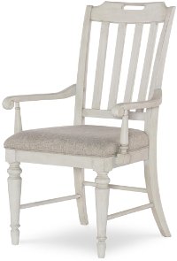 Linen Dining Arm Chair - Brookhaven