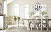 Clearance Linen and Elm 5 Piece Dining Set with Slat Back Chairs - Brookhaven