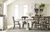 Clearance Linen and Elm 5 Piece Dining Set with Splat Back Chairs - Brookhaven
