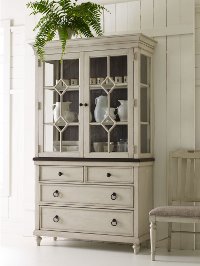 Linen China Cabinet - Brookhaven