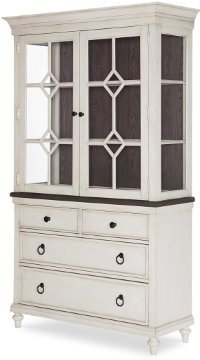 Linen China Cabinet - Brookhaven-2