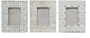 Assorted White and Gray Cement Picture Frame