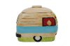Clearance Multi-Color Happy Camper Ceramic Cookie Jar