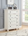Classic Traditional White Chest of Drawers - Stella-2