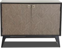 Painted Black and Gray Two Door Chest - Harmony