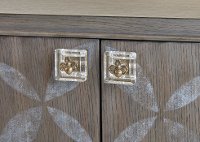 Painted Gray Two Door Chest - Colony-2