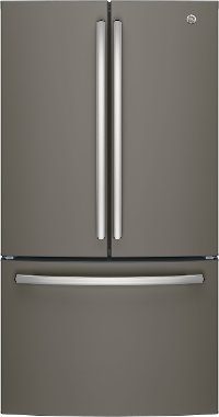 GNE27JMMES GE 27 cu. ft. French Door Refrigerator - 36 Inch Slate Stainless Steel