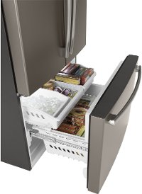 GNE27JMMES GE 27 cu. ft. French Door Refrigerator - 36 Inch Slate Stainless Steel-2