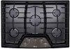 LCG3011BD LG 30 Inch Gas Cooktop - Black Stainless Steel