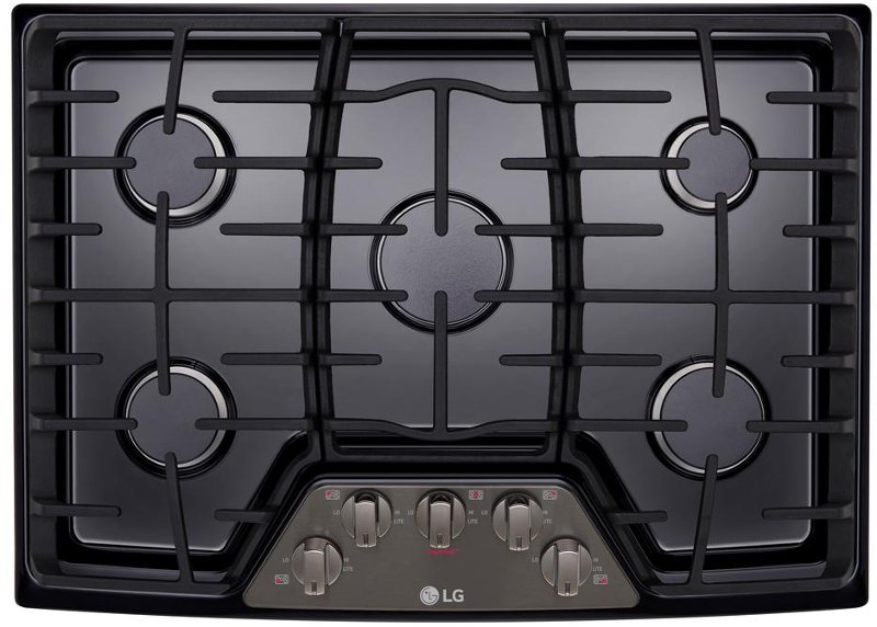 Lg 30 Inch Gas Cooktop Black Stainless Steel Rc Willey