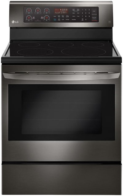 LRE3194BD LG Electric Range - 6.3 cu. ft. Black Stainless Steel
