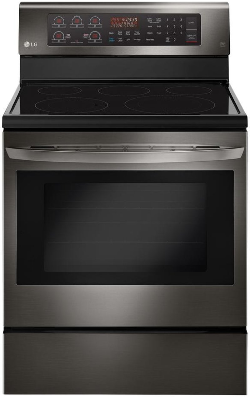 Lg Electric Range 6 3 Cu Ft Black Stainless Steel Rc Willey Lre3194bd Lg Electric Range 6 3 Cu Ft Black Stainless Steel