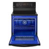 LRE3194BM LG Electric Range - 6.3 cu. ft. Matte Black-2