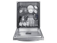 DW80M2020US Samsung Top Control Dishwasher with Quiet Operation - Stainless Steel-2