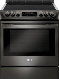 LSE4616BD LG 30 Inch Induction Smart Range - 6.3 cu. ft., Black Stainless Steel