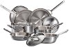 WGCW100S Wolf Gourmet 10 Piece Cookware for Gas, Electric, or Induction