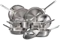 WGCW100S Wolf Gourmet 10 Piece Cookware for Gas, Electric, or Induction
