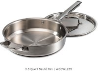 WGCW100S Wolf Gourmet 10 Piece Cookware for Gas, Electric, or Induction-8