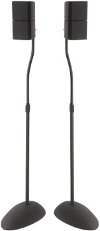 SANUS ADJ FLOOR SPEAKER STAND/PAIR Set of Two Sanus Adjustable Height Speaker Stands