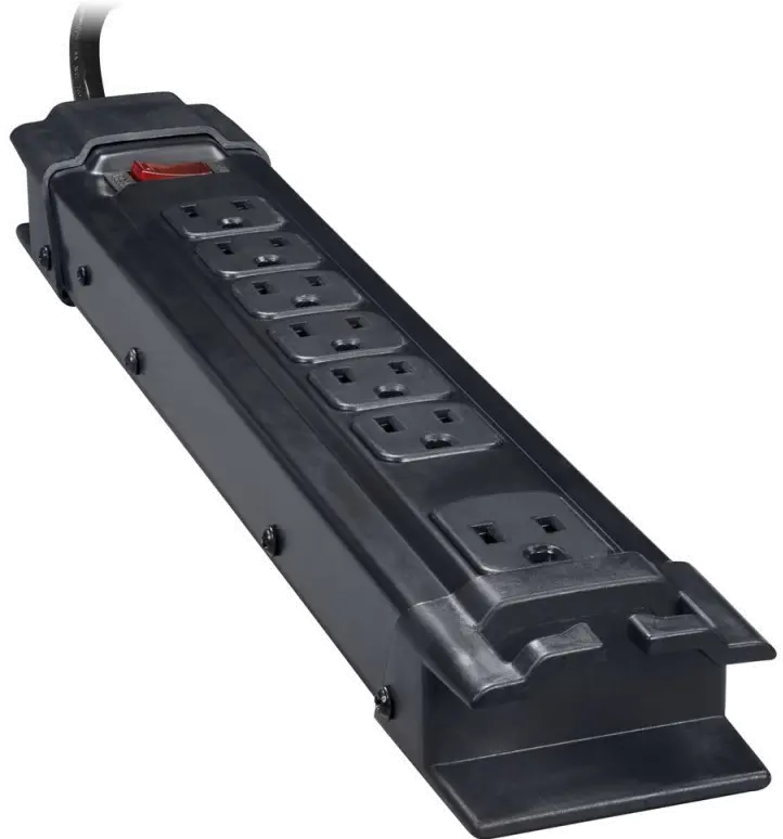 7 Outlet Surge Protector Power Strip with Metal Case-1