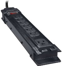AS-P-207 POWER STRIP 7 Outlet Surge Protector Power Strip with Metal Case