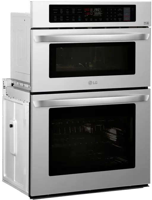 LWC3063ST LG 30 Inch Smart Combination Wall Oven with Microwave - 6.4 cu. ft. Stainless Steel-2