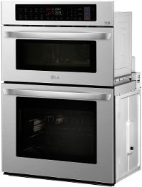 LWC3063ST LG 30 Inch Smart Combination Wall Oven with Microwave - 6.4 cu. ft. Stainless Steel-3