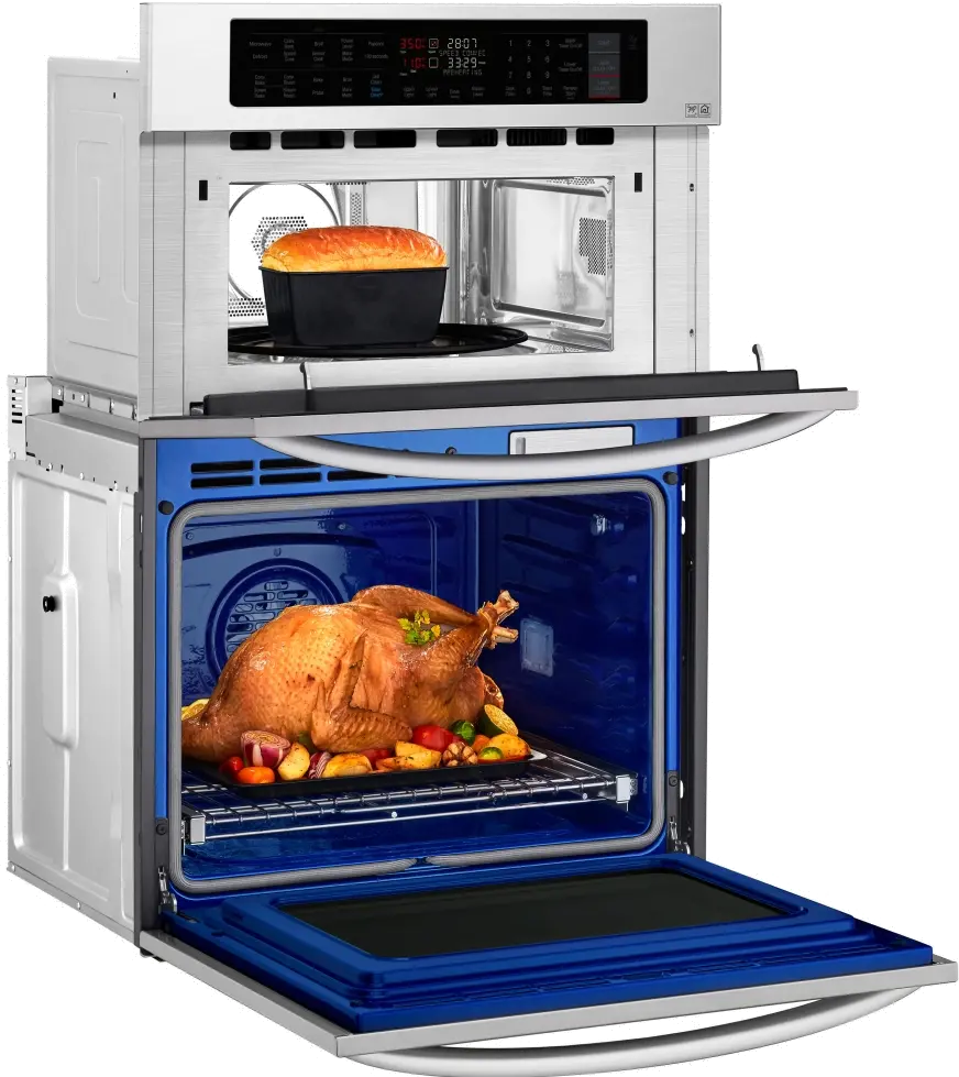 LWC3063ST LG 30 Inch Smart Combination Wall Oven with Microwave - 6.4 cu. ft. Stainless Steel-6
