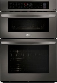 LWC3063BD LG 30 Inch Smart Combination Wall Oven with Microwave - 6.4 cu. ft. Black Stainless Steel