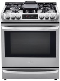 LSD4913ST LG Dual Fuel Slide-in Range - Stainless Steel