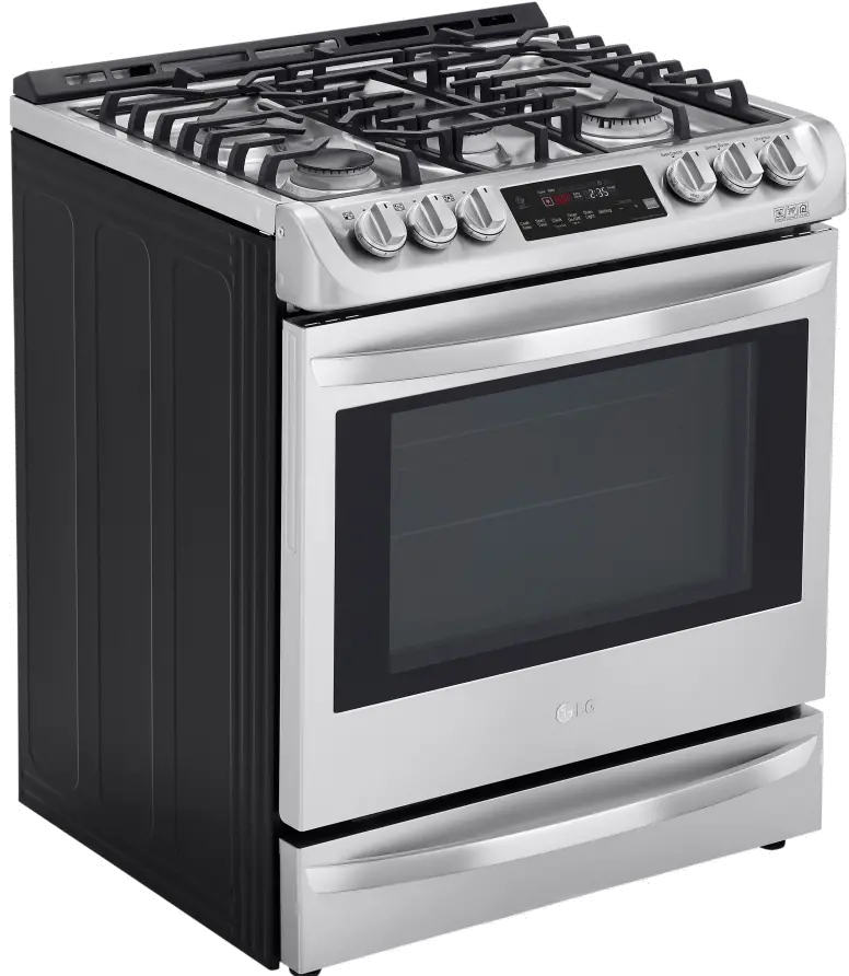 LSD4913ST LG Dual Fuel Slide-in Smart Range - Stainless Steel-2