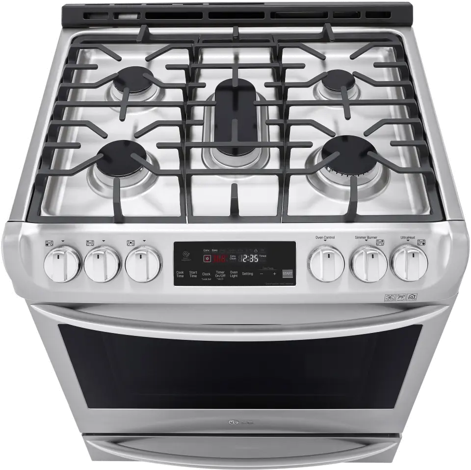 LSD4913ST LG Dual Fuel Slide-in Smart Range - Stainless Steel-4