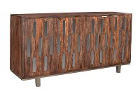 59 Inch Medium Brown TV Stand - Brownstone-2