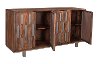 59 Inch Medium Brown TV Stand - Brownstone-5