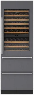 IW-30RA-RH Sub-Zero 30 Inch Wine Storage with High Altitude Glass, 86 Bottle Capacity - Panel Ready, Right Hinge