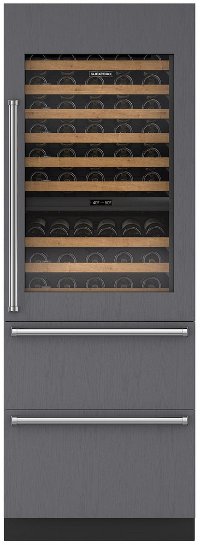 IW-30RA-RH Sub-Zero 30 Inch Wine Storage with High Altitude Glass, 86 Bottle Capacity - Panel Ready, Right Hinge