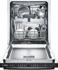 SHXM4AY56N Bosch 24 Inch 100 Series Dishwasher - Black-3
