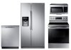 PACKAGE Samsung 4 Piece Kitchen Appliance Package with Electric Range with Fan Convection - Stainless Steel